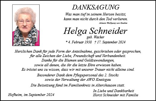 Helga Schneider