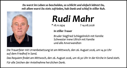 Rudolf Mahr