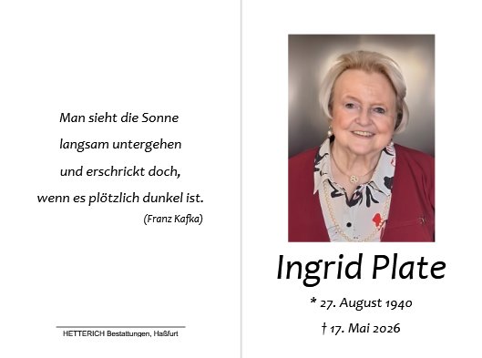 Ingrid Plate