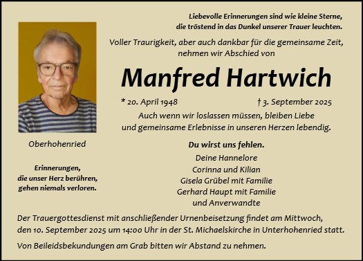 Manfred Hartwich