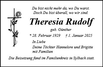 Theresia Rudolf