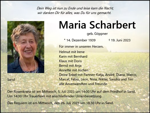 Maria Scharbert