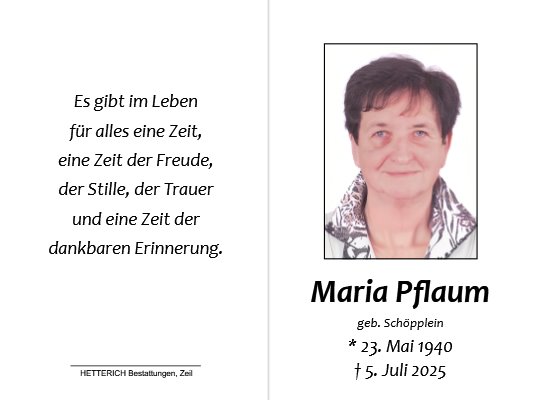 Maria Pflaum