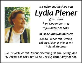 Lydia Plener