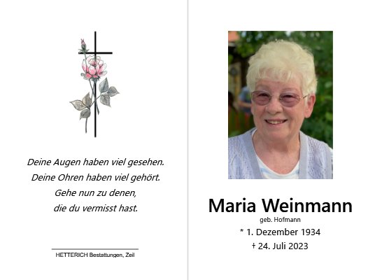 Maria Weinmann