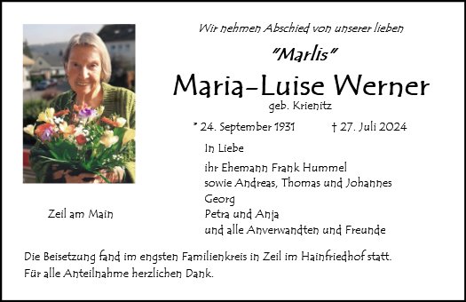 Maria-Luise Werner