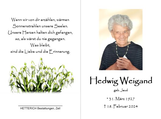 Hedwig Weigand
