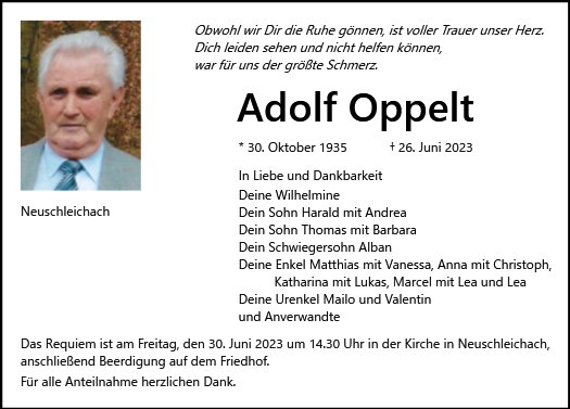 Adolf Oppelt