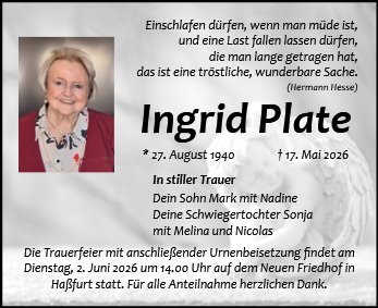 Ingrid Plate
