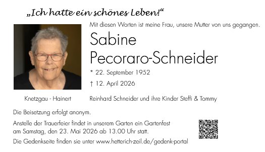 Sabine Pecoraro-Schneider