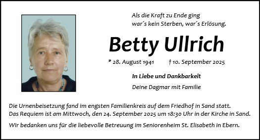 Betty Ullrich