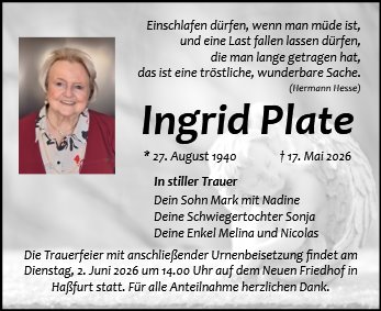 Ingrid Plate