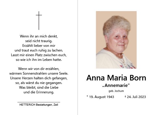 Anna Maria Born