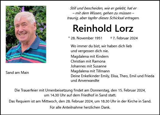 Reinhold Lorz