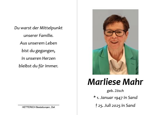 Marliese Mahr