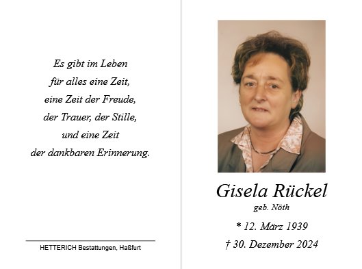 Gisela Rückel