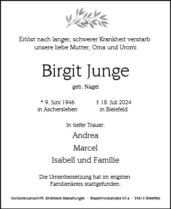 Birgit Junge