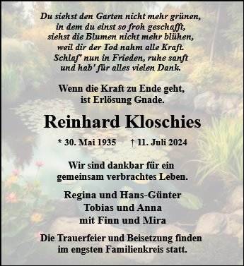 Reinhard Kloschies