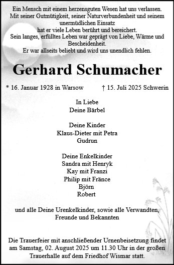 Gerhard Schumacher