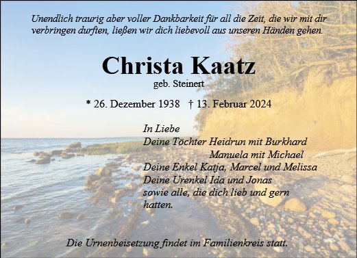 Christa Kaatz