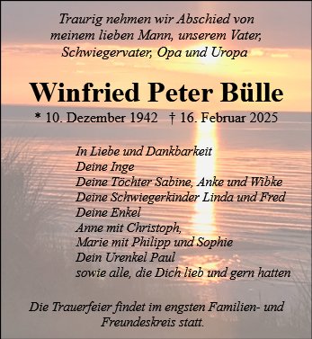 Winfried Peter Bülle