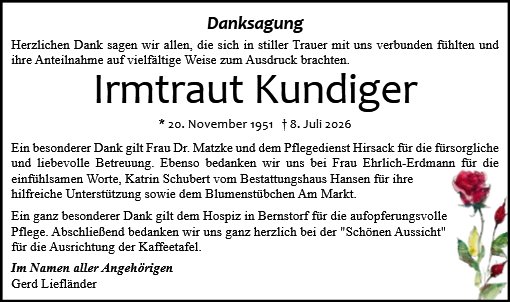 Irmtraut Kundiger