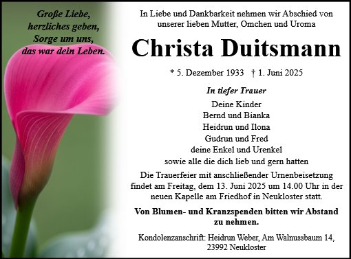 Christa Duitsmann