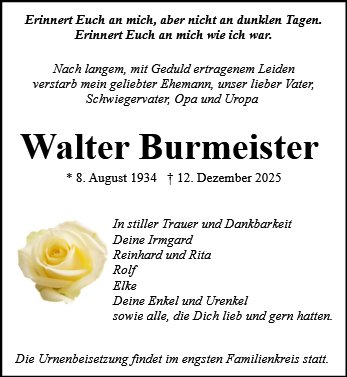 Walter Burmeister 