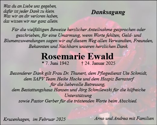 Rosemarie Ewald 