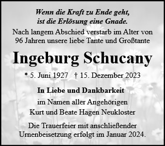 Ingeburg Schucany