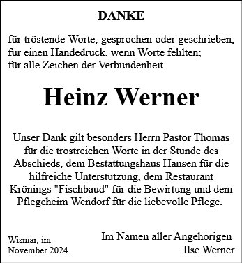 Heinz Werner