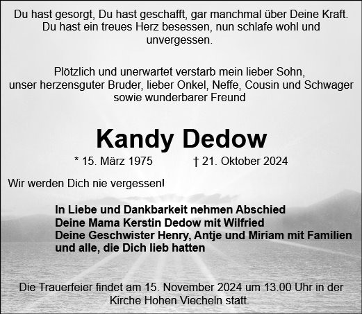 Kandy Dedow