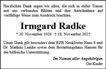 Irmgard Radke