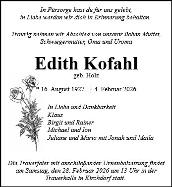 Edith Kofahl
