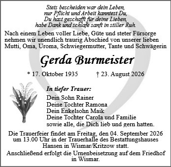 Gerda Burmeister