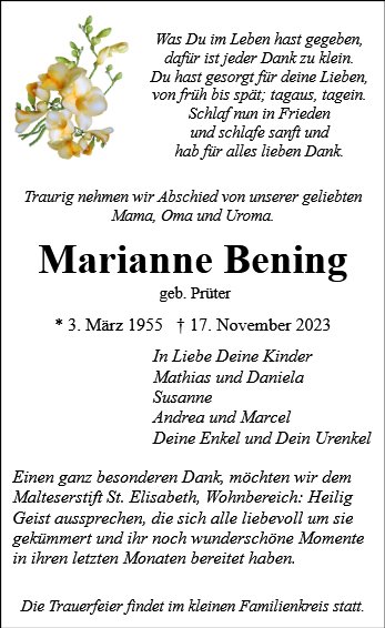 Marianne Bening