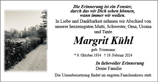 Margrit Kühl