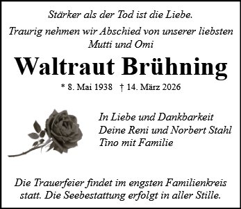 Waltraut Brühning