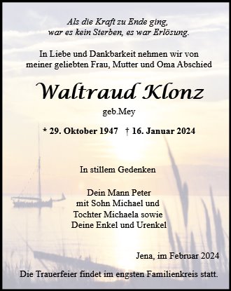 Waltraud Klonz