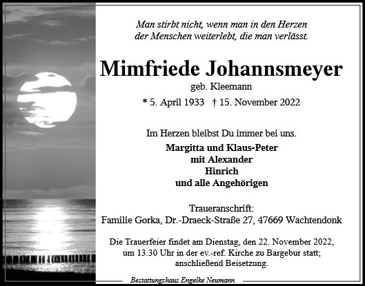 Mimfriede Johannsmeyer