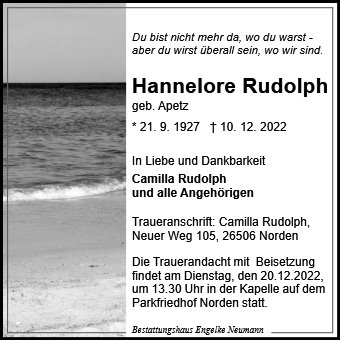 Hannelore Rudolph