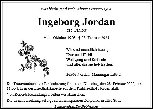 Ingeborg Jordan
