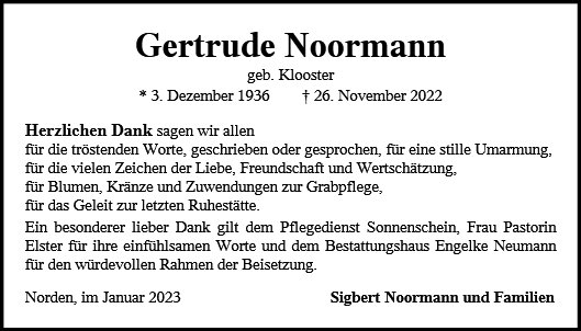 Gertrude Noormann