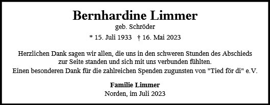 Bernhardine Limmer