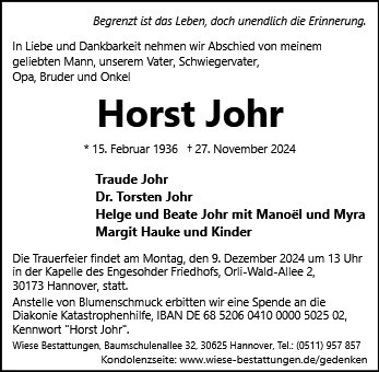 Horst Johr