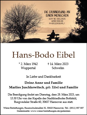 Hans-Bodo Eibel
