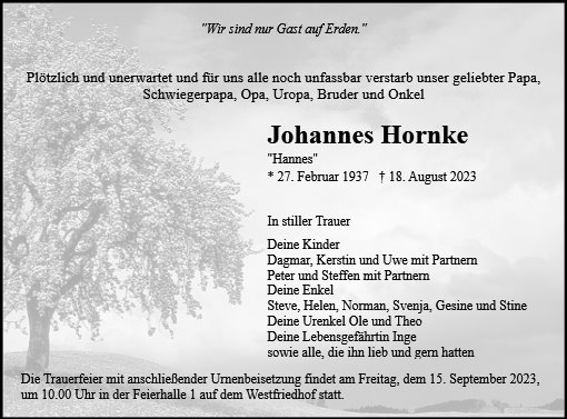 Johannes Hornke
