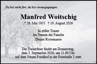 Manfred Woitschig