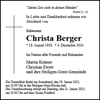 Christa Berger