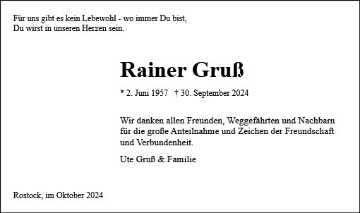 Rainer Gruß